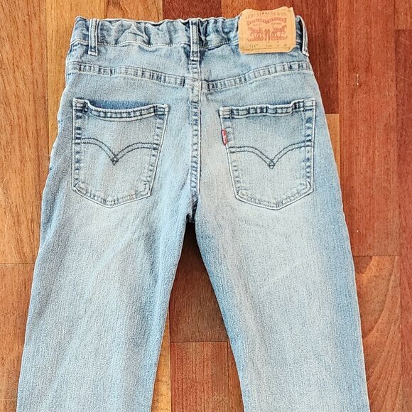 Levi's Boys Light Wash 514 Straight Jeans Size 12 Regular - Picture 12 of 15